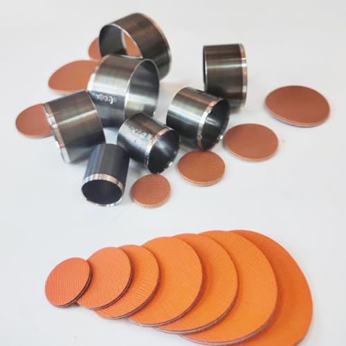 Okjew Molde de corte redondo de liga de aço para papelão, couro, PVC, tecido, bom ajudante para arte