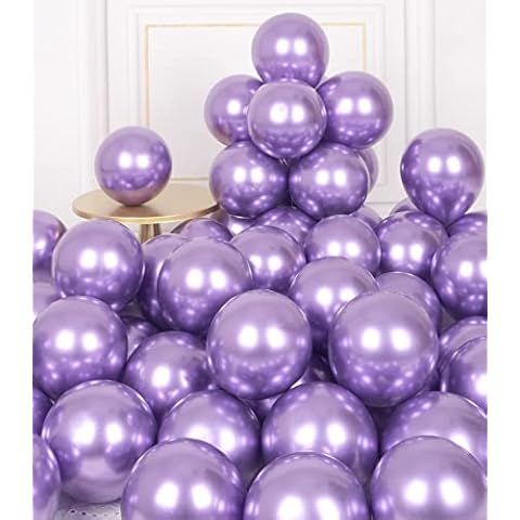 Ballons Violets Métalliques AULE Cover
