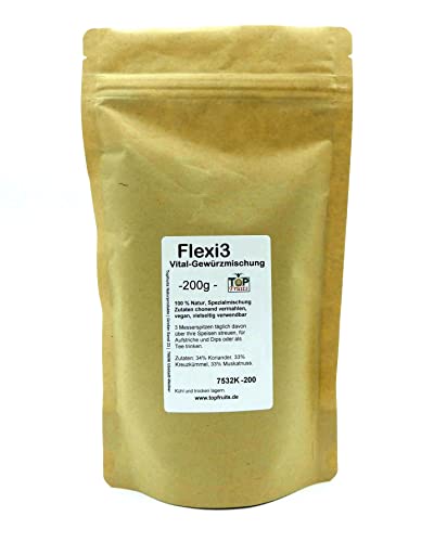 Topfruits Flexi3 Gewürzmischung Kreuzkümmel Korinander Muskat gemahlen, 200g Cover