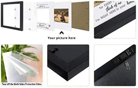 KCRasan Memorial Picture Frame for Pet Loss Gift - Remembrance Frame for Dog or Cat with Sympathy Tribute Keepsake(9x9 frame) - Image 2