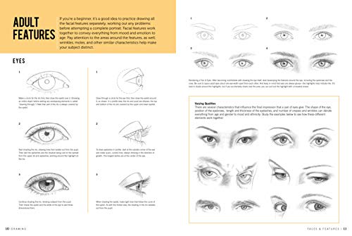 Image of Drawing: Faces & Features: Learn to draw step by step