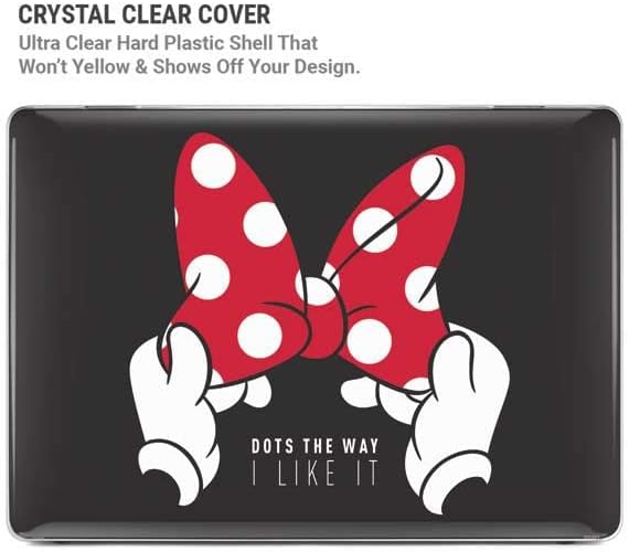 Skinit Case + Skin Compatible with MacBook Pro 16in (2021) - Officially Licensed Disney Minnie Mouse Dots The Way Design