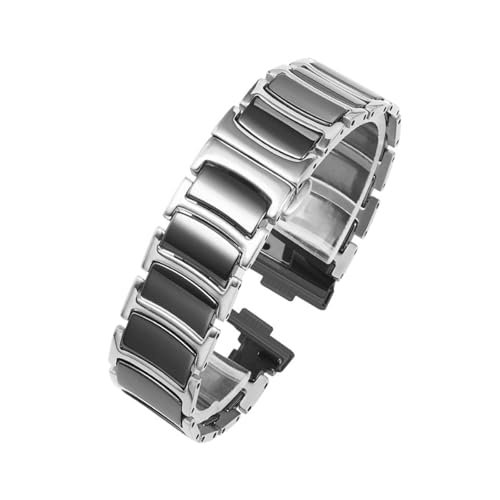 [PLYYQZM] �ɍ��� Hua wei Watch Fit 3/4/5 �p�X�`�[������уZ���~�b�N���v�o���h,�ɍ��� Hua wei Watch Fit5 Pro �p���^���o���h�����\�ȃu���X���b�g�ɓK�p(Silver black,For Fit 5