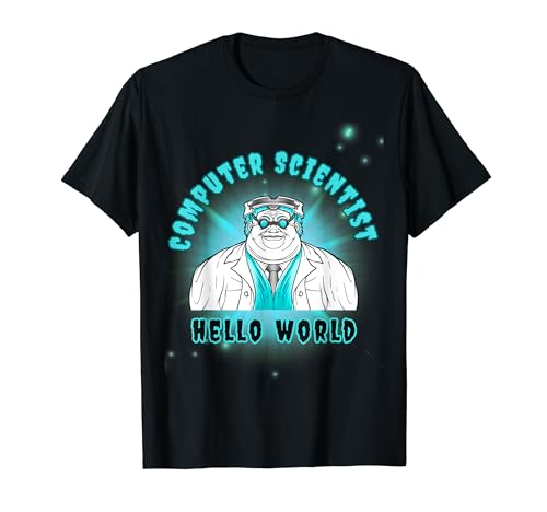 Computer Scientist Student Fresher Bachelor Informatica Coder Maglietta