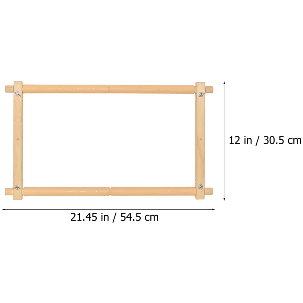 FAVOMOTO Embroidery Tapestry Frame Wooden Cross Stitch Rack Desktop Embroidery Accessory
