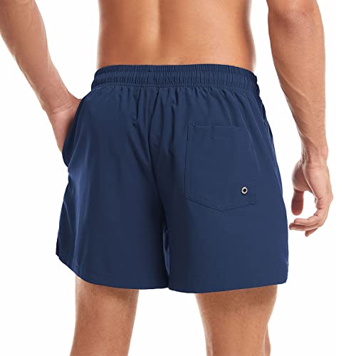 Century Star Mens Swim Trunks 5 Inch Inseam with Compression Liner Quick Dry Swimming Trunks Bathing Suit Board Swim Shorts4