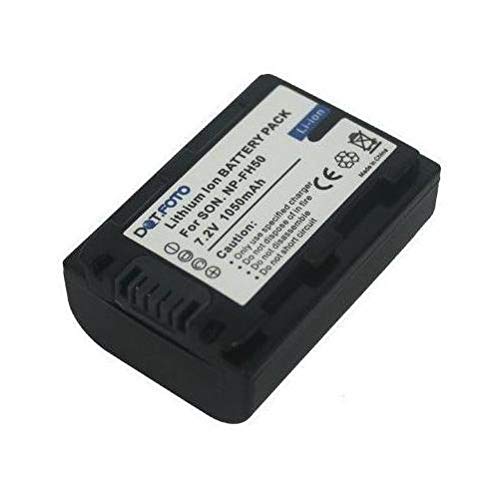 Dot.foto Np-Fh40, Np-Fh50 Premium 7.2V / 1050Mah Rechargeable Battery For Sony Alpha Dslr-A230 Dslr-A290 Dslr-A330 Dslr-A380 Dslr-A390 / Dsc-Hx1 Dsc-Hx100 Dsc-Hx100v Dsc-Hx200 Dsc-Hx200v