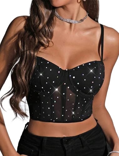 Avidlove Corset Tops For Women Push Up Bustier lingerie Y2K Sexy Going Out Party Club Top