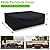 Heavy-Duty Waterproof Patio Furniture Cover Weather-Resistant Outdoor Sectional, Table, Chair Cover 110"x84"x28"