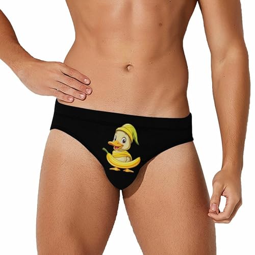 Banana Duck Men's Swim Trunks Briefs Swimsuit Swimwear Bathing for Underwear Beach