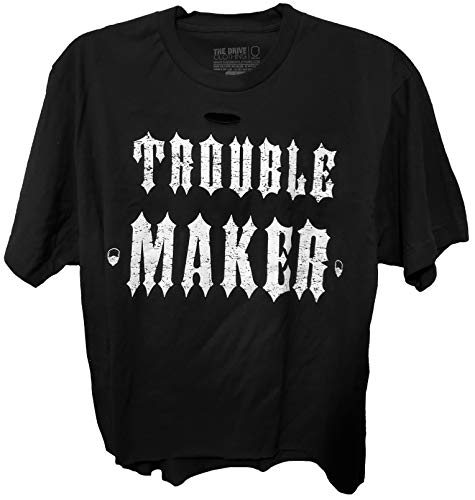 The Drive Clothing Trouble Maker Crop Top - Road Rash Collection #12 (Medium) Black
