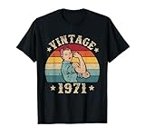 Photo Gallery 54º compleanno donne 54 anno signore vintage 1971 maglietta Photo Gallery 54º compleanno donne 54 anno signore vintage 1971 maglietta