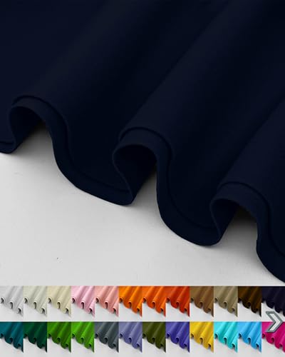 Felt Acrylic 38 Navy Blue Upholstery Fabric by The Yard