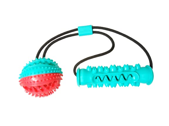 PSK PET MART Dog Rope Toy Squeaky Toy Chew Toy - Durable Suction Cup, Tug of War, Treat Dispensing, Teeth Cleaning Ball, Interactive Toy (Pack of 1) (B09RQVN36Q) Amazon Price History, Amazon Price Tracker