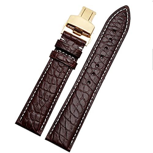 Sangle de montre 14mm cuir crocodile pour remplacer votre bracelet usé
