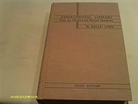 Experimental Cookery From the Chemical and Physical Standpoint : Third Edition B0007IWF2G Book Cover