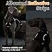 rabbitgoo Escape Proof Dog Harness, Soft Padded Full Body Pet Harness, Reflective Adjustable No Pull Vest with Lift Handle and Leash Clip for Large Dogs Walking Hiking Training, L, Black