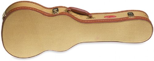 Étui ukulélé concert rigide Stagg GCX-UKC GD protection bois or