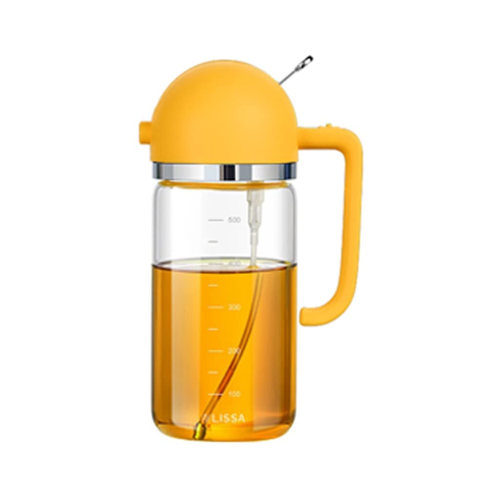 IANSHFKN Dual-Purpose Oil Spray Pouring Bottle Cooking Baking Vinegar Mist Sprayer For BBQ Kitchen Glass Dispenser