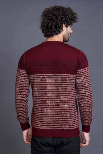 Image of GODFREY Full Sleeve Woolen Sweater for Man Winter Wear - Round Neck Pullover Regular Fit