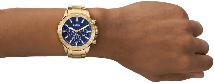 Bannon Multifunction Gold-Tone Stainless Steel Watch