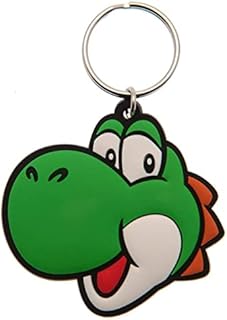 Pyramid International Super Mario (Yoshi) Rubber Keychains, Green, One Size