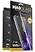 Samsung Galaxy S9 Plus Matte Screen Protector - Curved Fingerprint Free Tempered Glass (MagGlass XM90) Reinforced Anti Glare Screen Guard (Includes Precision applicator)