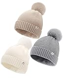 FURTALK Baby Winter Hat Toddler Beanie Infant Newborn Warm Pom Pom Cap