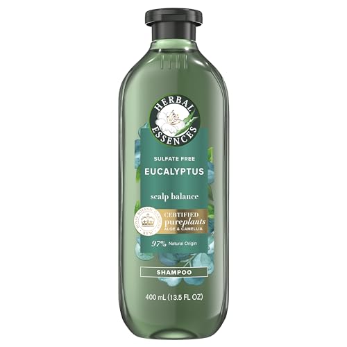 Herbal Essences Bio: Renew Aloe + Eucalyptus Sulfate Free Shampoo Scalp Balance, 13.5 Fl Oz, 5.491 Fl Oz