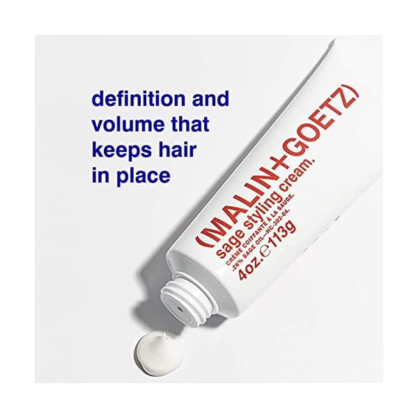 MALIN+GOETZ Women's Sage Styling Cream, White, 4 Fl Oz