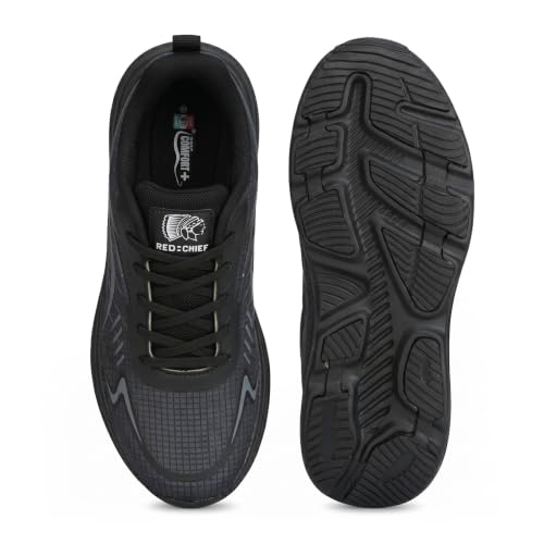 Image of Red Chief Men's Running Shoe | Low Ankle Lace-Up | Breathable Mesh | Lightweight & Comfortable | Synthetic Sole (R1727)