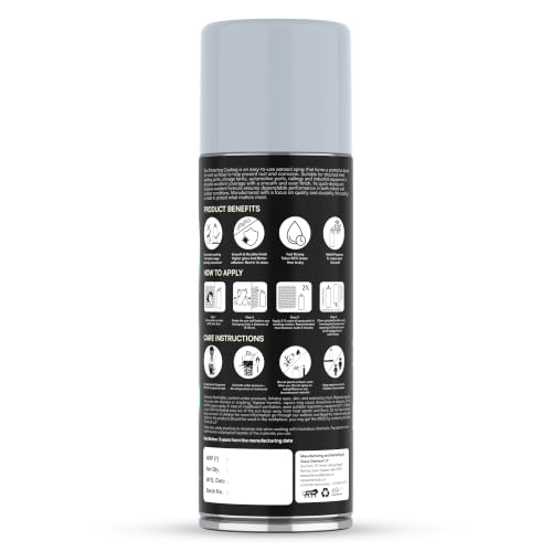 Image of ZEEVA Zinc Protective Coating Spray Paint 400ML | Cold Galvanizing Zinc Spray | Anti Rust Metal Coating | Corrosion Protection | Heat & Weld Resistant | Fast Dry Spray for Steel, Iron, Auto, Machinery & Industrial Use