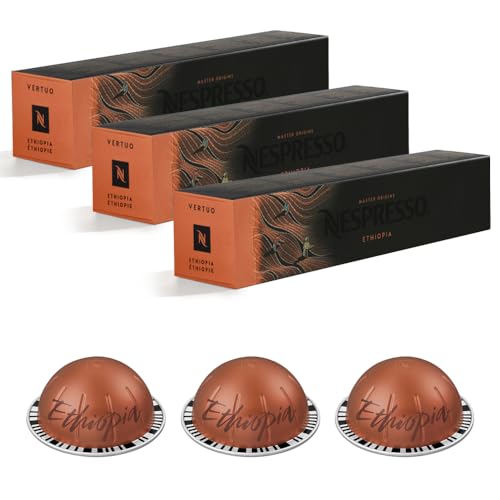 VertuoLine Capsules Gran Lungo Coffee 30 Pods - Brew 5oz per a cup (ETHIOPIA)