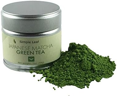 Matcha Green Tea Powder by Simple Leaf and 137x More Antioxidants! Natural Thermogenic Ceremonial Matcha Tea Boosts Metabolism, Increases Energy, Enhances Mood, & Calms the Body