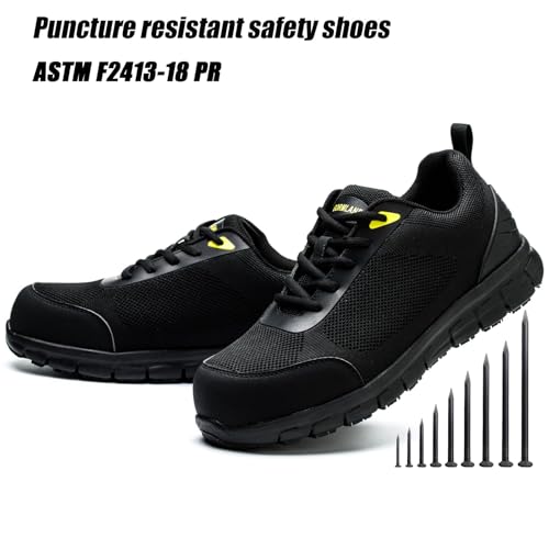 Composite Toe Shoes for Men Women ESD Non-Slip Work Shoes Steel Toe Sneakers Puncture Proof Safety Construction Indestructible Breathable Zapatos3