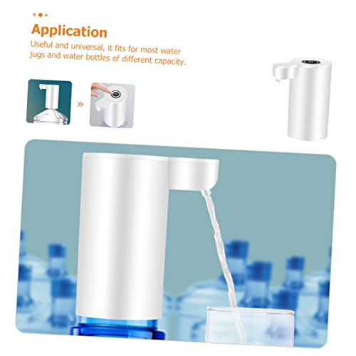 Dispositif de pompage d'eau électrique blanc en PP - Lot de 2