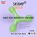 WEST PAW Zogoflex Air Skamp Tug-of-War Stick Dog Chew Toy – Hollow, Squishy Interactive Toy for Dogs, Puppies – for Chewing, Catch, Carry, Fetch, Dishwasher Safe, Latex-Free, Large 8.5