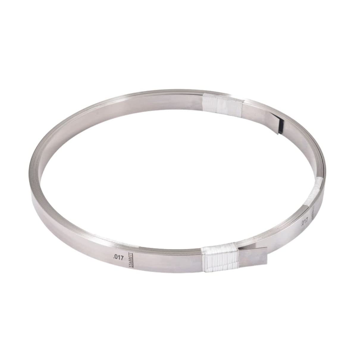 Starrett Tempered Steel Thickness Gauge or Feeler Stock in Rolls with Straight Leaves Type - Ideal for Carpenters and Home Improvement - 25' x 0.50" Size of Leaves, .017" Thickness - 666-17