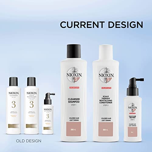 Nioxin System 3 Scalp Therapy Conditioner With Peppermint Oil, Treats Dry Scalp, Provides Moisture Control & Balance, For Color Treated Hair With Light Thinning, 33.8 Fl Oz #TOP5