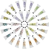 BODY & EARTH 30 Pack Hand Cream Lotion Bulk Mini Hand Lotion Hand Cream for Women Bridesmaid Gifts Small Gifts for Women Mothers Day Gift Bachelor Party Favors