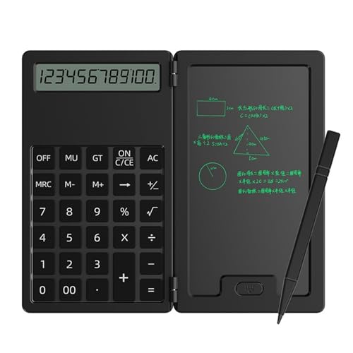 Calculatrice bloc-notes d'écriture portable JFDBGU mini calculatrice d'affaires - 2