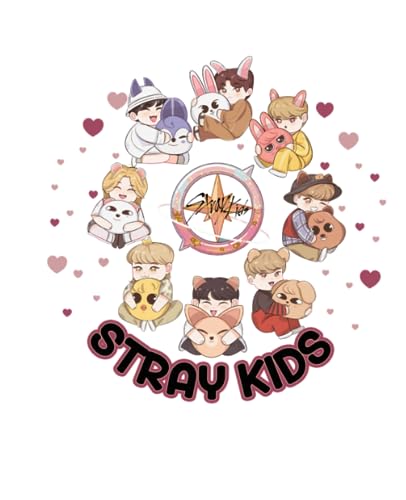 Stray Kids with SKZ Composition Notebook: Stray Kids Everywhere All Around The World, You Make Stray Kids STAY!