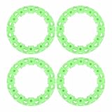 Stilvoller dekorativer Effekt: Die Whee Hub Rand Trim bietet eine externe Dekoration für Radnaben und verleiht Ihrem Fahrzeug einen sportlichen und personalisierten Look. Fügt der äußeren Ästhetik Ihres Fahrzeugs einen Hauch von Eleganz hinzu.