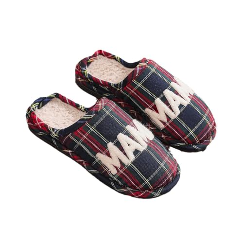 Slippers For Women Men Comfy House Shoes Mama Slippers Soft Warm Memory Foam Casual Slip-on