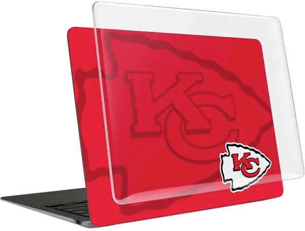 Skinit Laptop Case Plus Skin Compatible with MacBook Air 15in (2023) - Officially Licensed NFL Kansas City Chiefs Double Vision Design