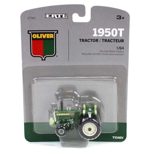 ERTL Tractor Oliver 1950-T 1:64 con Duals Traseros miniatura 5