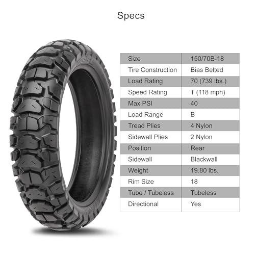Tusk 2Track Adventure Rear