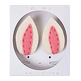 hair clips pearl bead  Bunny Ear Hair Clips