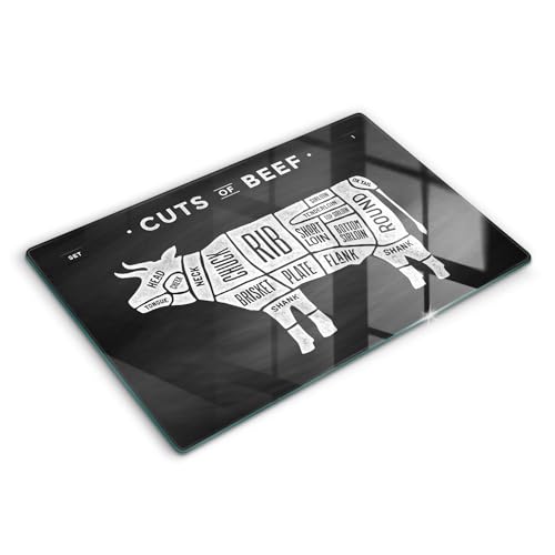 Planche à découper induction Wallfluent évite rayures protection plaque 80x52cm - 2