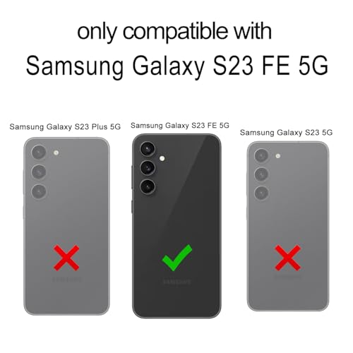 Image of COLORflow Polycarbonate Back Cover Case Compatible With Samsung Galaxy S23 FE 5G | Heart Celestial Color Customized Back Cover Compatible With Samsung Galaxy S23 FE 5G, Assorted